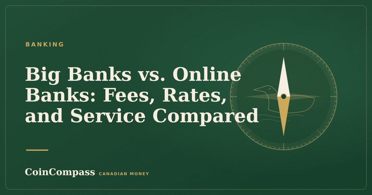 Big Banks vs. Online Banks: Fees, Rates, and Service Compared — Banking · CoinCompass