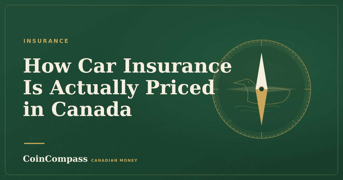 How Car Insurance Is Actually Priced in Canada — Insurance · CoinCompass