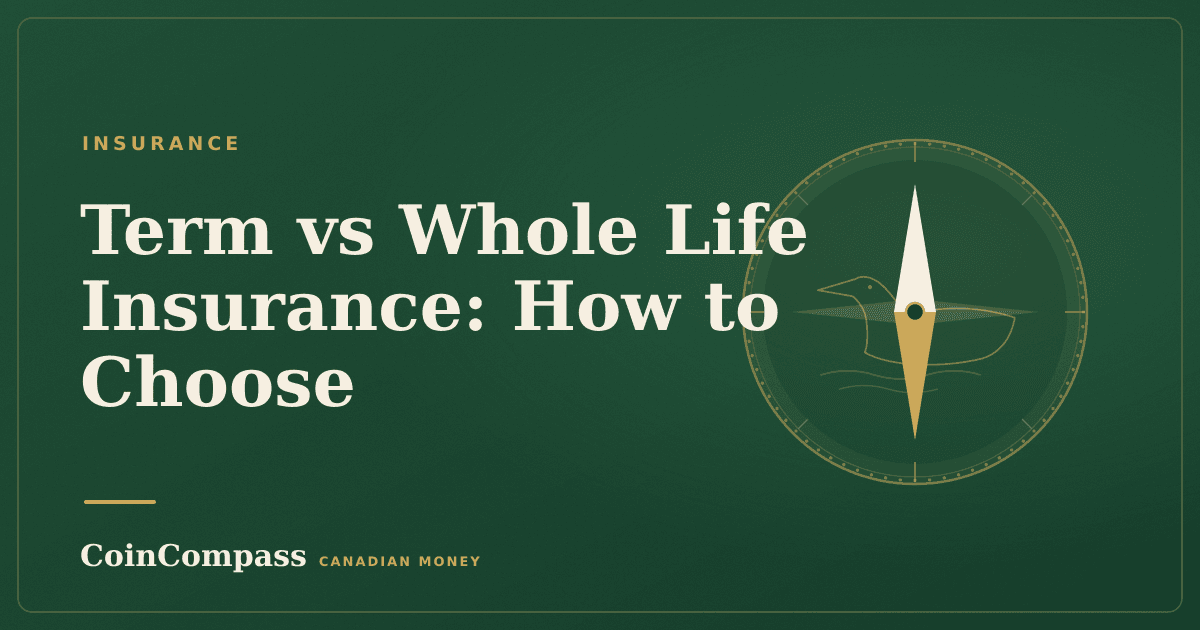 Term vs Whole Life Insurance: How to Choose — Insurance · CoinCompass