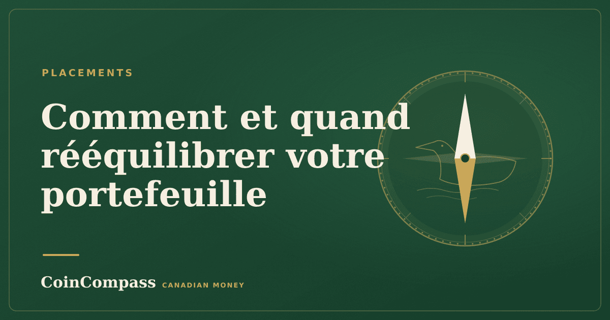 Comment et quand rééquilibrer votre portefeuille — Placements · CoinCompass