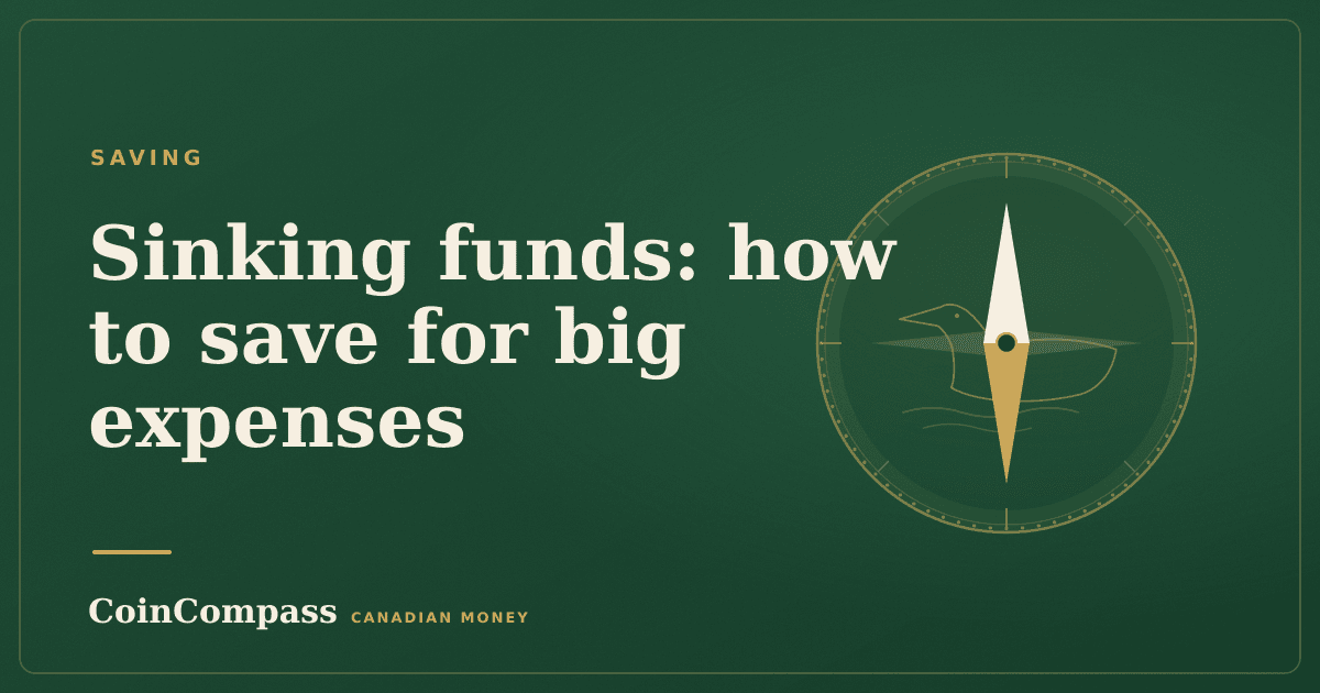 Sinking funds: saving for big expenses — Saving · CoinCompass