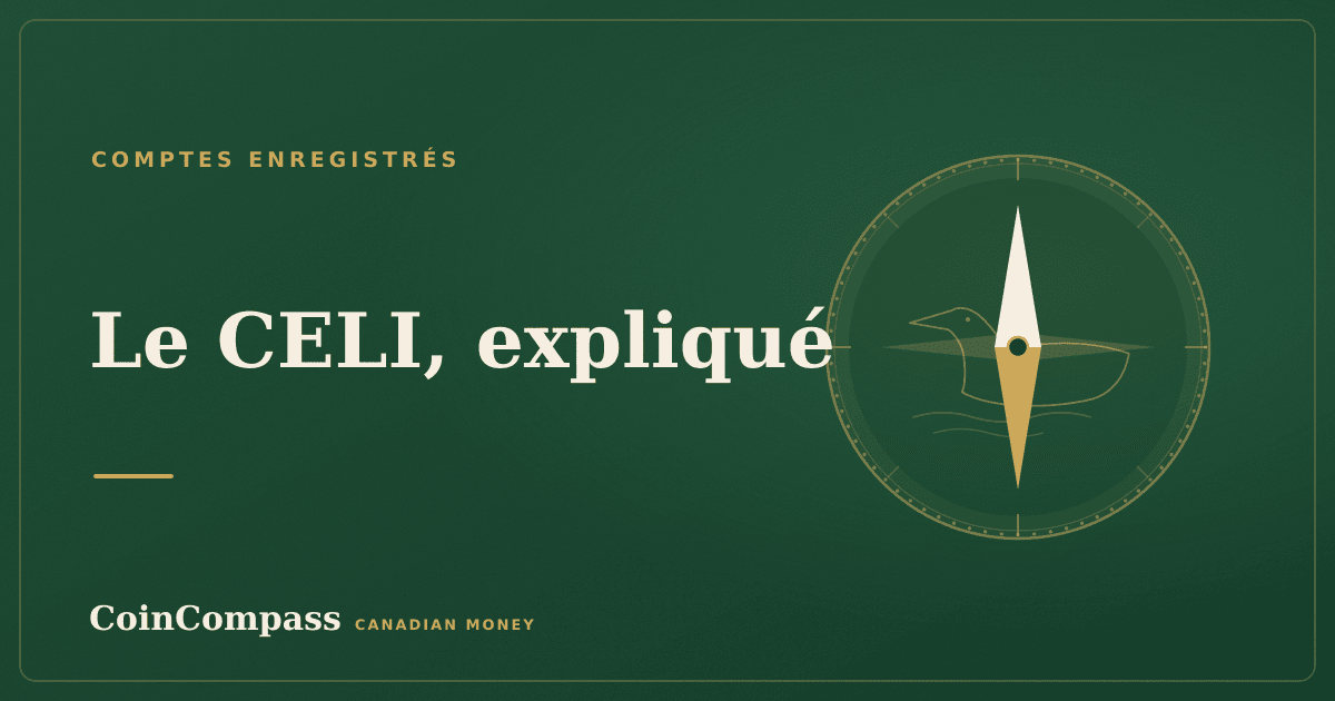 Le CELI, expliqué — Comptes enregistrés · CoinCompass