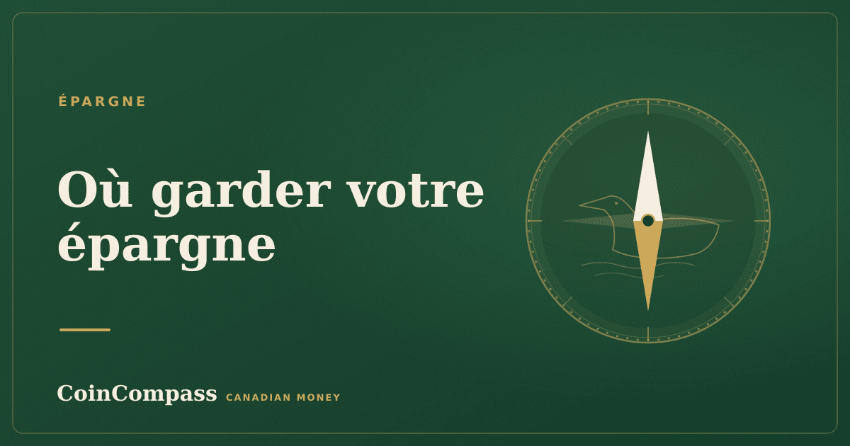 Où garder votre épargne — Épargne · CoinCompass