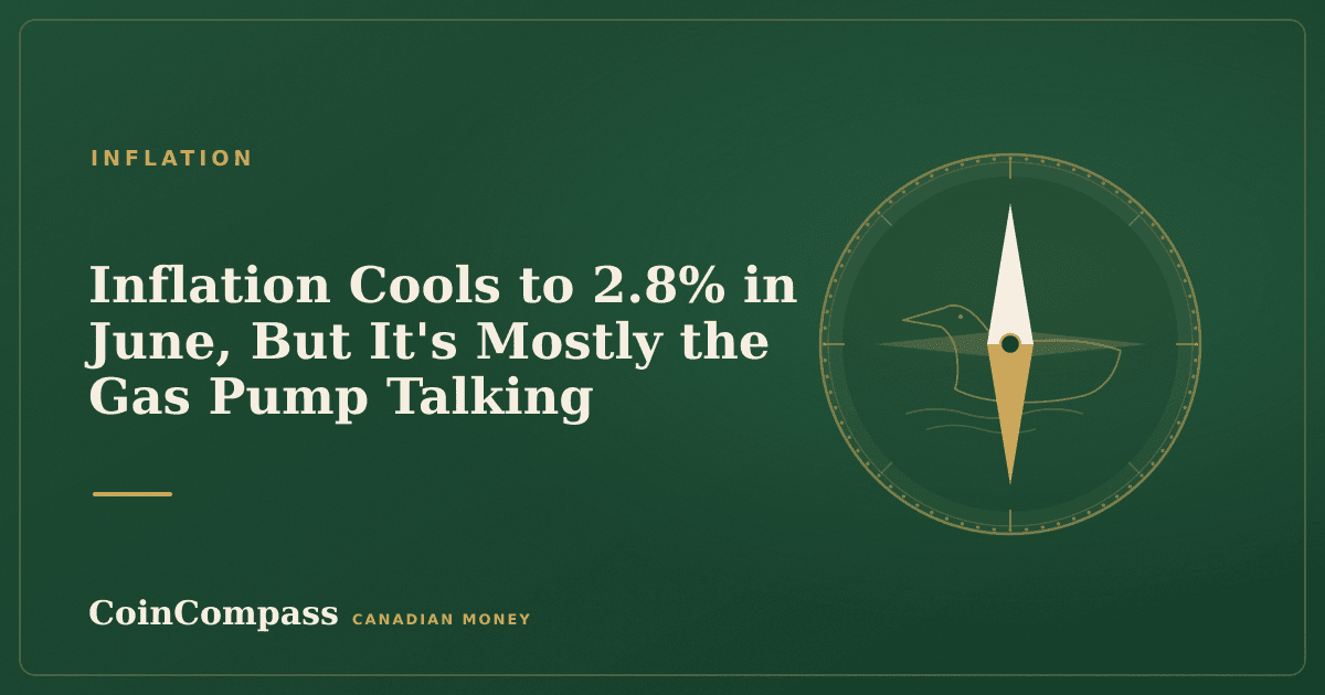 Inflation Cools to 2.8% in June, But It's Mostly the Gas Pump Talking — Inflation · CoinCompass