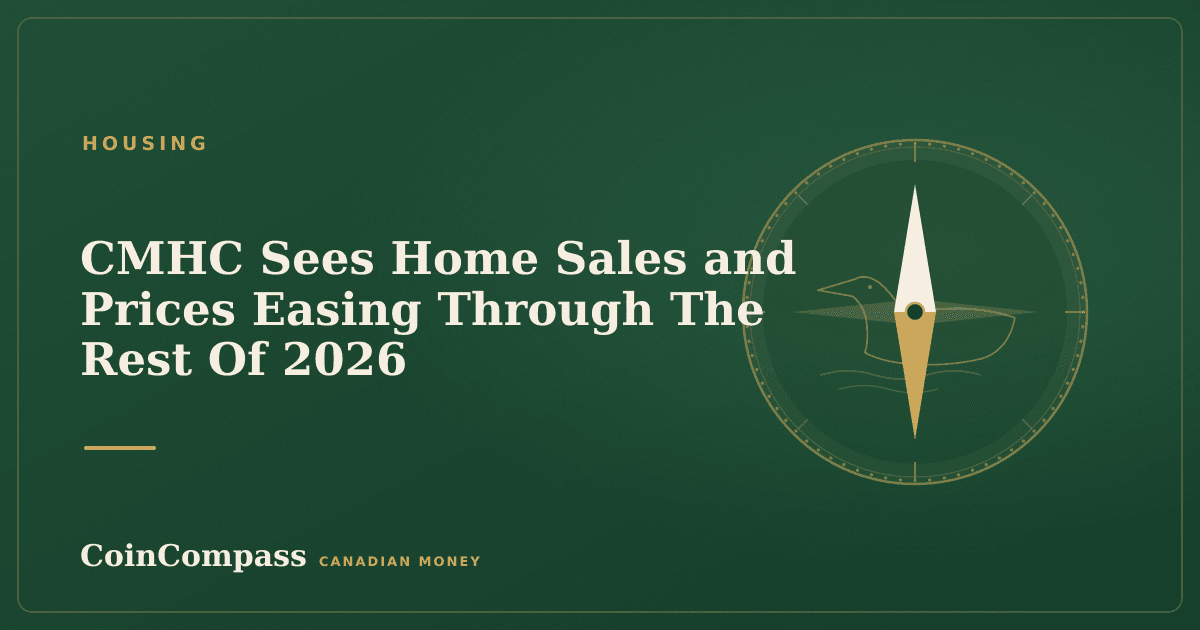 CMHC Sees Home Sales and Prices Easing Through The Rest Of 2026 — Housing · CoinCompass