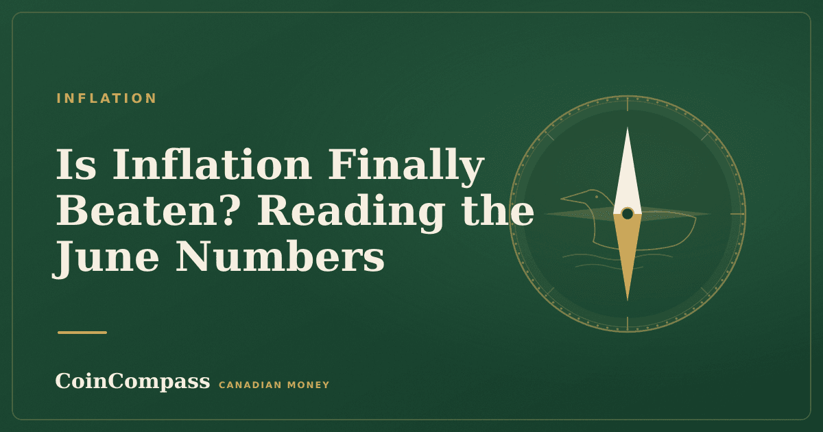 Is Inflation Finally Beaten? Reading the June Numbers — Inflation · CoinCompass