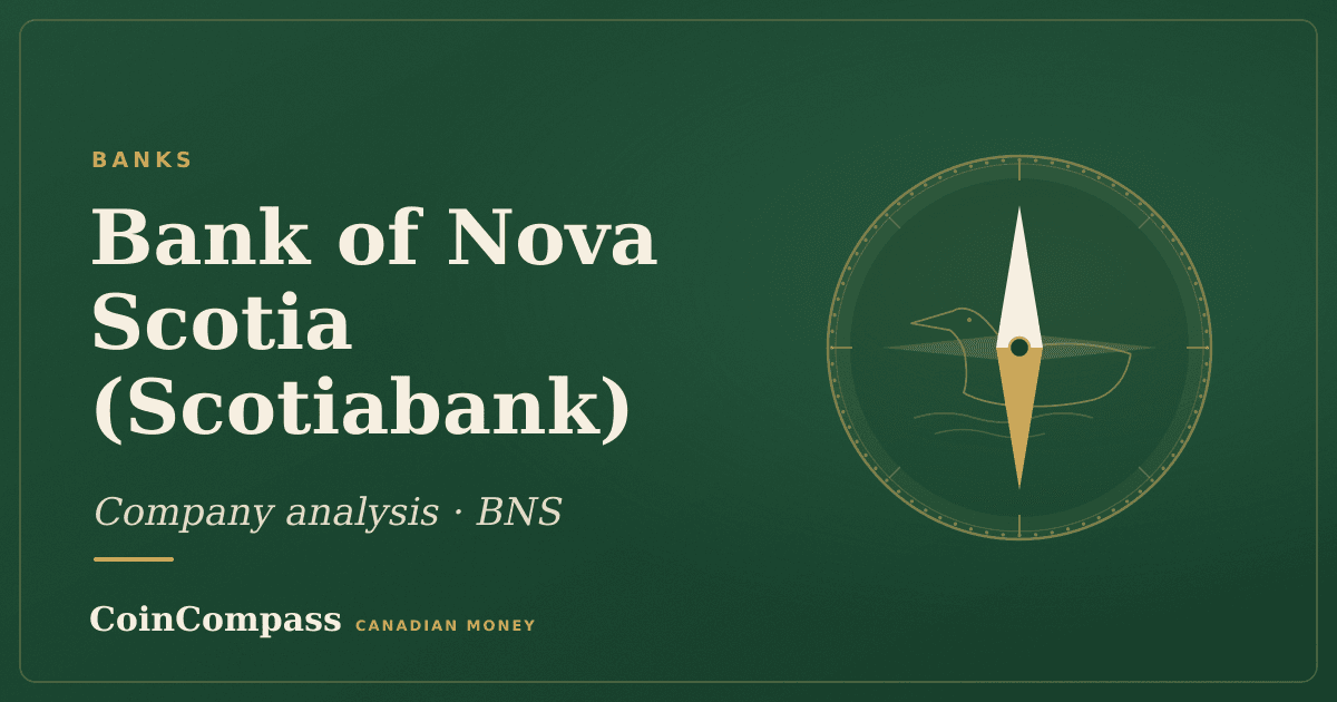 Bank of Nova Scotia (Scotiabank) (BNS) — Banks · company analysis · CoinCompass