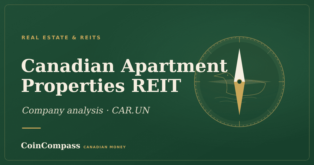 Canadian Apartment Properties REIT (CAR.UN) — Real Estate & REITs · company analysis · CoinCompass