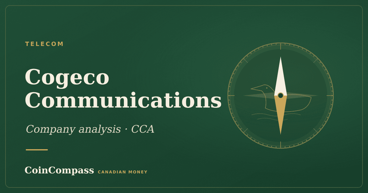 Cogeco Communications (CCA) — Telecom · company analysis · CoinCompass