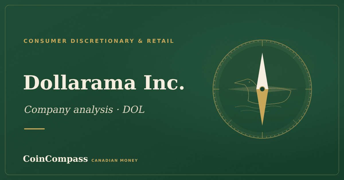 Dollarama Inc. (DOL) — Retail · company analysis · CoinCompass