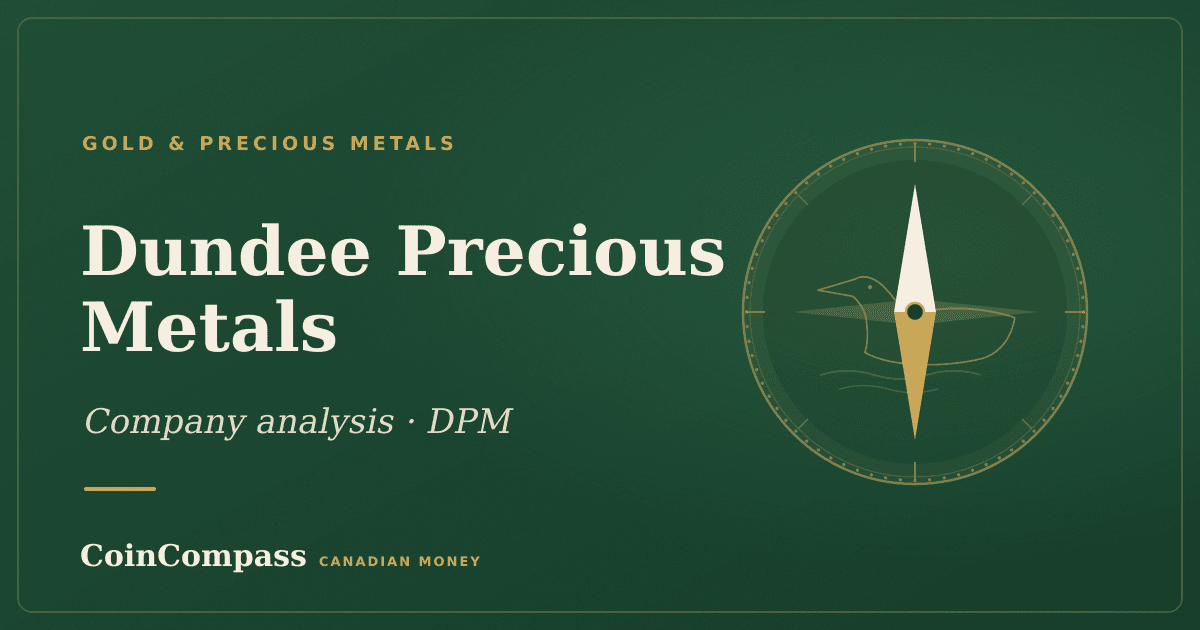 Dundee Precious Metals (DPM) — Gold & Precious Metals · company analysis · CoinCompass