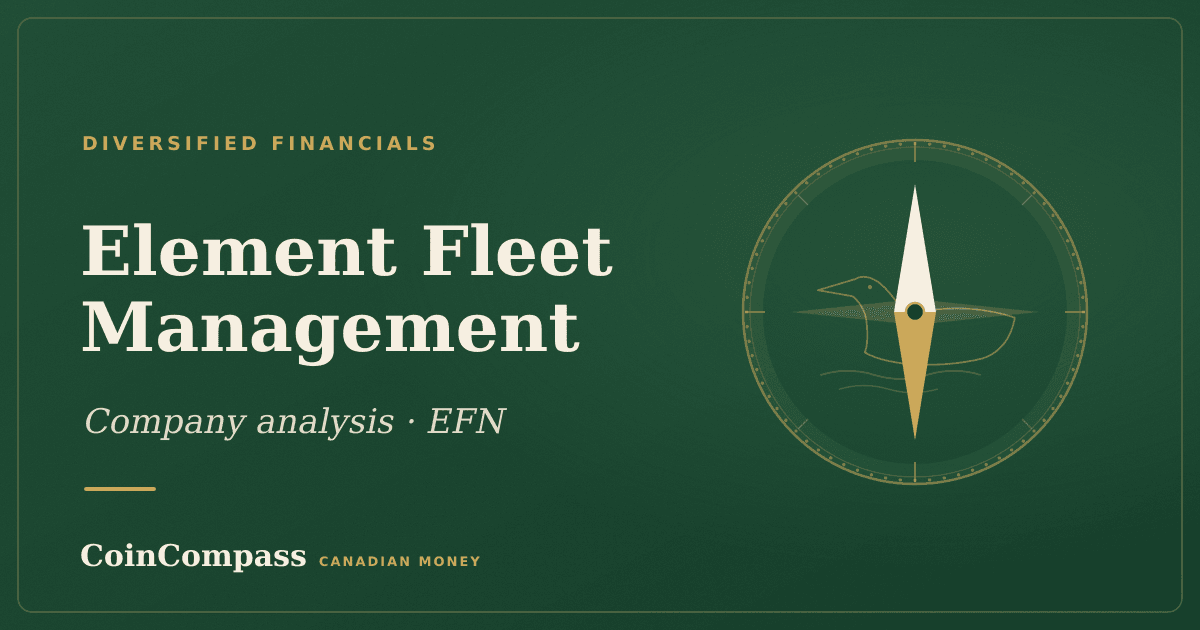 Element Fleet Management (EFN) — Diversified Financials · company analysis · CoinCompass