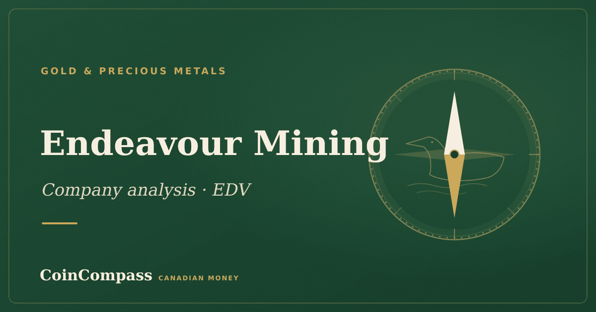 Endeavour Mining (EDV) — Gold & Precious Metals · company analysis · CoinCompass