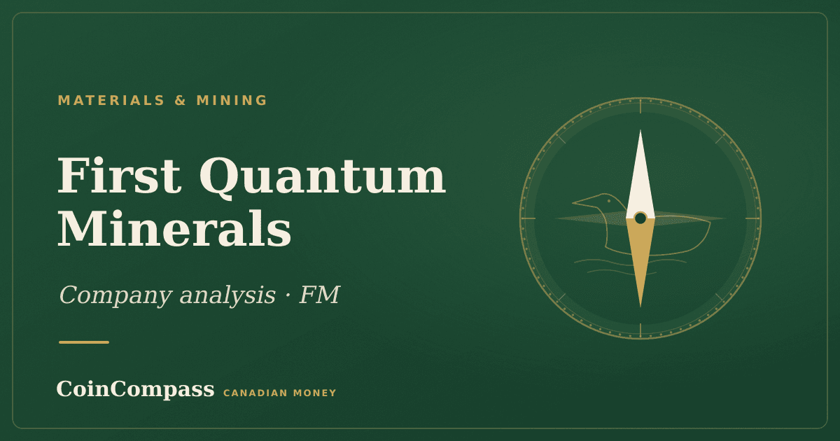 First Quantum Minerals (FM) — Materials & Mining · company analysis · CoinCompass