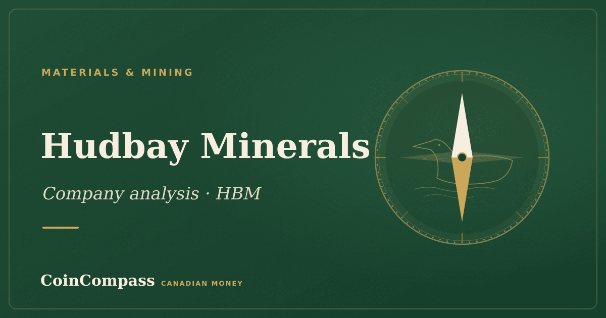 Hudbay Minerals (HBM) — Materials & Mining · company analysis · CoinCompass