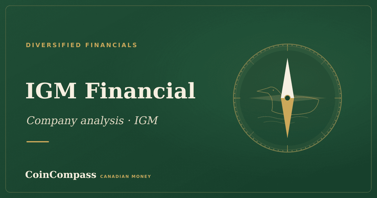 IGM Financial (IGM) — Diversified Financials · company analysis · CoinCompass