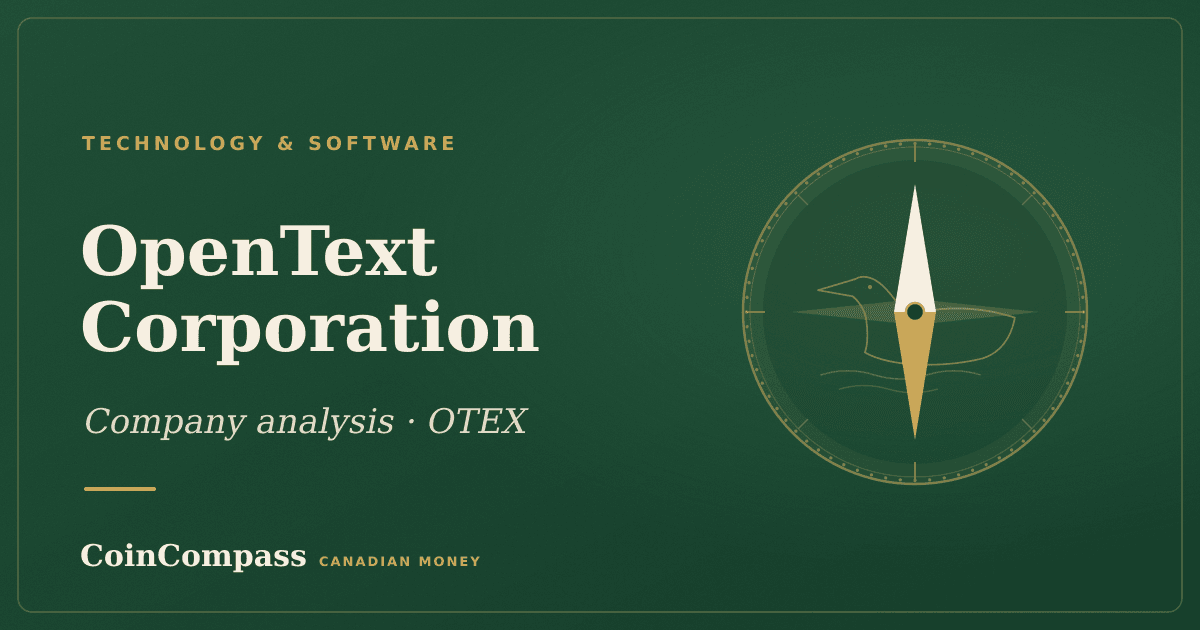 OpenText Corporation (OTEX) — Software · company analysis · CoinCompass