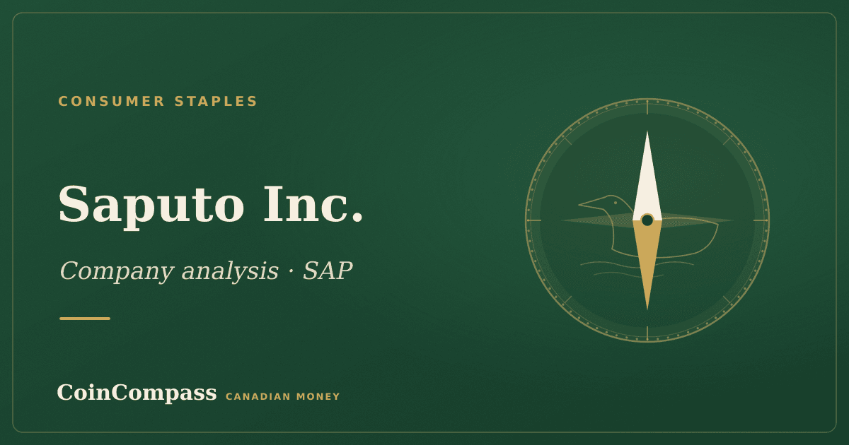 Saputo Inc. (SAP) — Consumer Staples · company analysis · CoinCompass