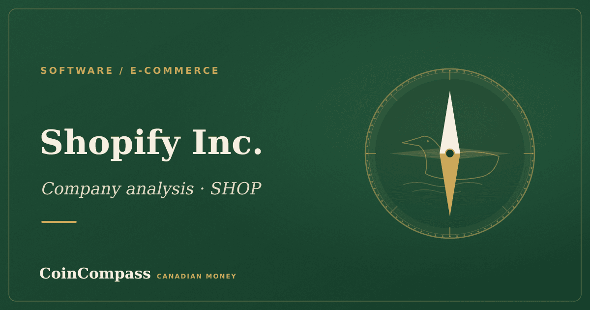 Shopify Inc. (SHOP) — Software · company analysis · CoinCompass