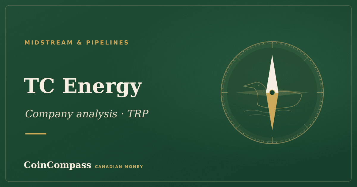 TC Energy (TRP) — Midstream & Pipelines · company analysis · CoinCompass