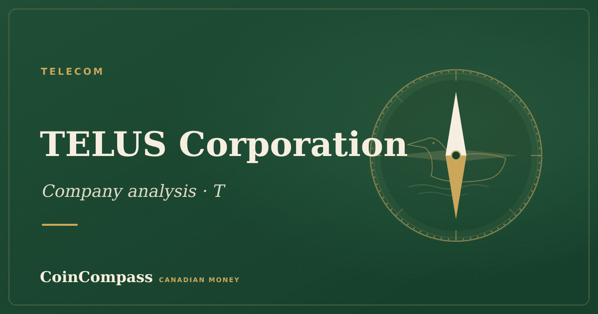TELUS Corporation (T) — Telecom · company analysis · CoinCompass