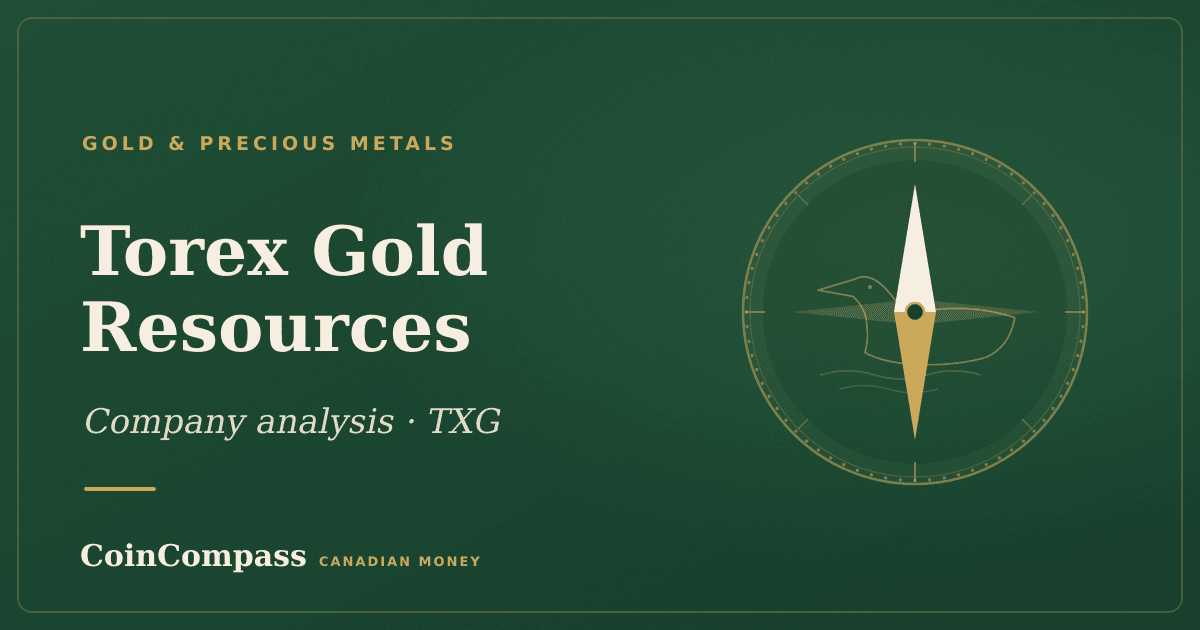 Torex Gold Resources (TXG) — Gold & Precious Metals · company analysis · CoinCompass